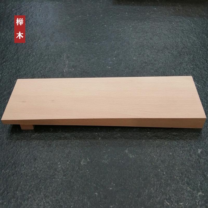 

Creative Wooden Sushi Plate Long Wooden Pallet Cake Tray Dessert Plate Snack Fruit Bowl Cake Stand Pastry Plates Dim Sum Dish 25x10cm