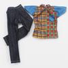 1 Conjunto Roupa de Boneca 30Cm Roupa Masculina Vestir Boneca Multi Estilo Fatos de Treino