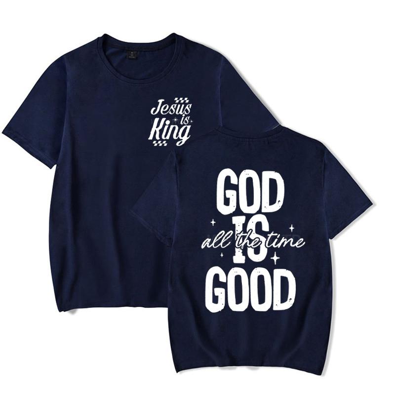 Jesus Religious Believe Shirts for Unisex Women God Is Good All The Time Classic Tops Gift for HerHim Faith Based TShirt tops