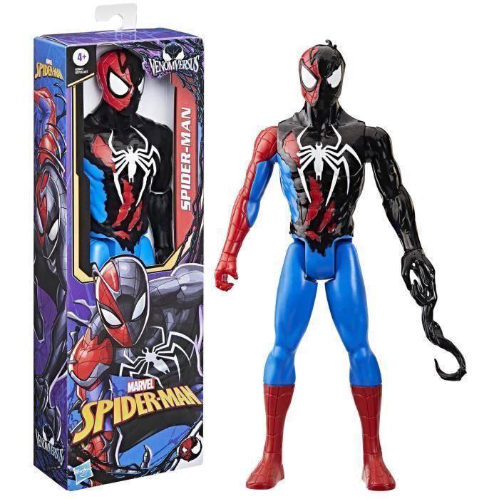 Figurine Spider-Man VenomVersus De 30 Cm, Titan Hero Series, Marvel Spider-Man VenomVersus, Dès 4 Ans