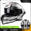 New National Standard Bluetooth Motorcycle Helmet, Anti-Fog, Full Face, Men's/Women's, Dual Recognition