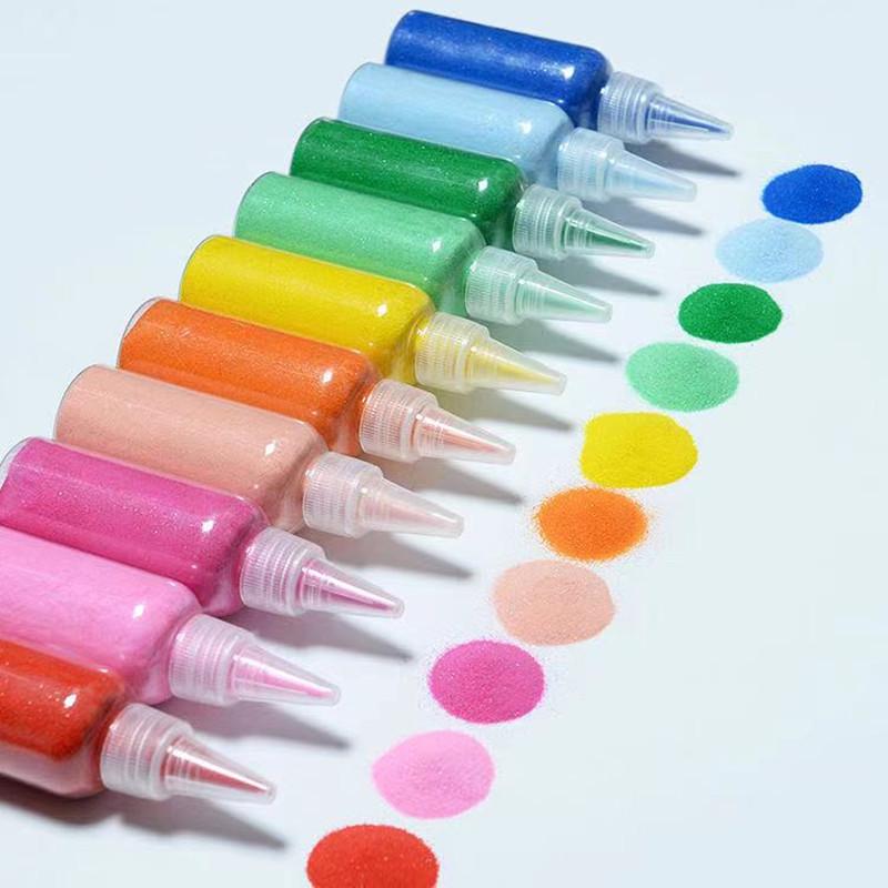 

Цветной песок для искусства и игр - Мелкий песок в маленьких пакетах, Идеально подходит для детских развлечений и поделок 500g/bag