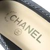 Great CHANEL Pumps COCO Mark Metallic Leather Silver Black Women 35.5 G28557 Used