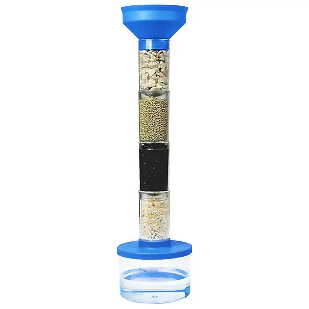 DIY Green Science Clean Water Kit Educational Toys Experiment Tecnologia Funny синий