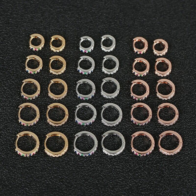Micuco Orecchini A Cerchio Piccoli In Acciaio Chirurgico 8 Mm - Per Donna E Uomo, Per Piercing Cartilagine, Helix, Daith, Tragus