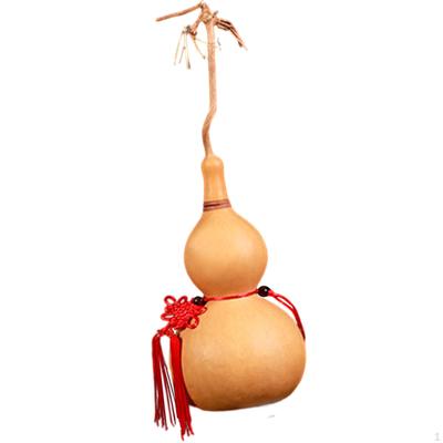 Dried Pumpkin Pendant, Photography Props, Portable Chinese Knot Crafts for Garden, Office,