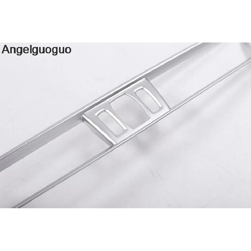 Angelguoguo Car ABS Front Console Panel  Air Conditioner Vent Frame AC Outlet Cover Trim  For BMW X1 F48 2016 2017