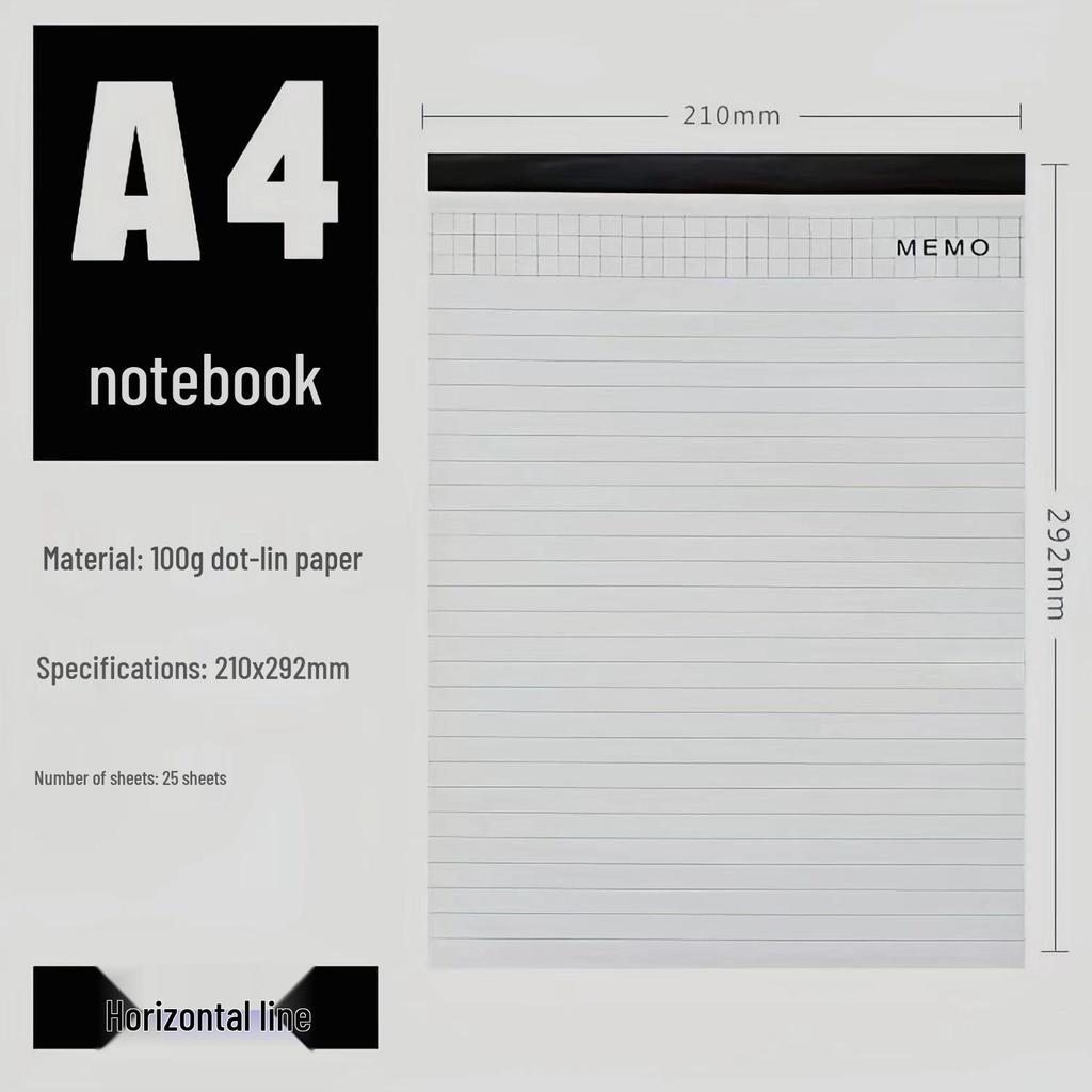 A4 Multi-functional Leather Document Folder with Clip and Storage for Contracts and Work Orders