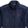 Polo Ralph Lauren SS22 Solid Color Fleece Stand Collar Spliced Fleece Jacket Men Jackets Navy-Blue MNPOKNI16821838-410