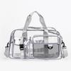 Korean Style Transparent Travel Bag - Large Capacity Water-Repellent Gym and Beach Tote