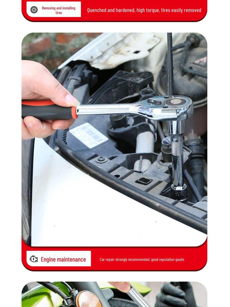 Quick L-Type Hexagonal Socket Wrench Set with Extensions