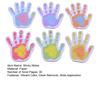 6Pcs Palm Sticky Notes Set 30 Sheets/Pad Kids Self-Adhesive Note Kids School Office Pink Green Yellow Blue Sticky Notes