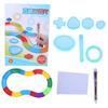 Drawing Art Template Geometric Ruler Track Children Creative Learning Tools