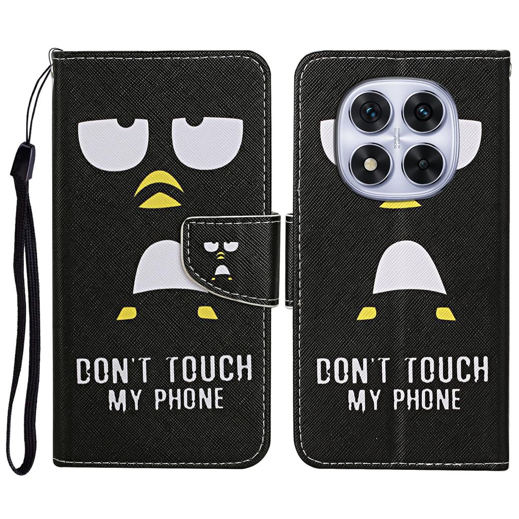 For Xiaomi Redmi Note 14 Pro+ 5G/Note 14 Pro 5G/Note 14 Pro 4G/Poco X7 5G Case Pattern Printing Leather Phone Cover