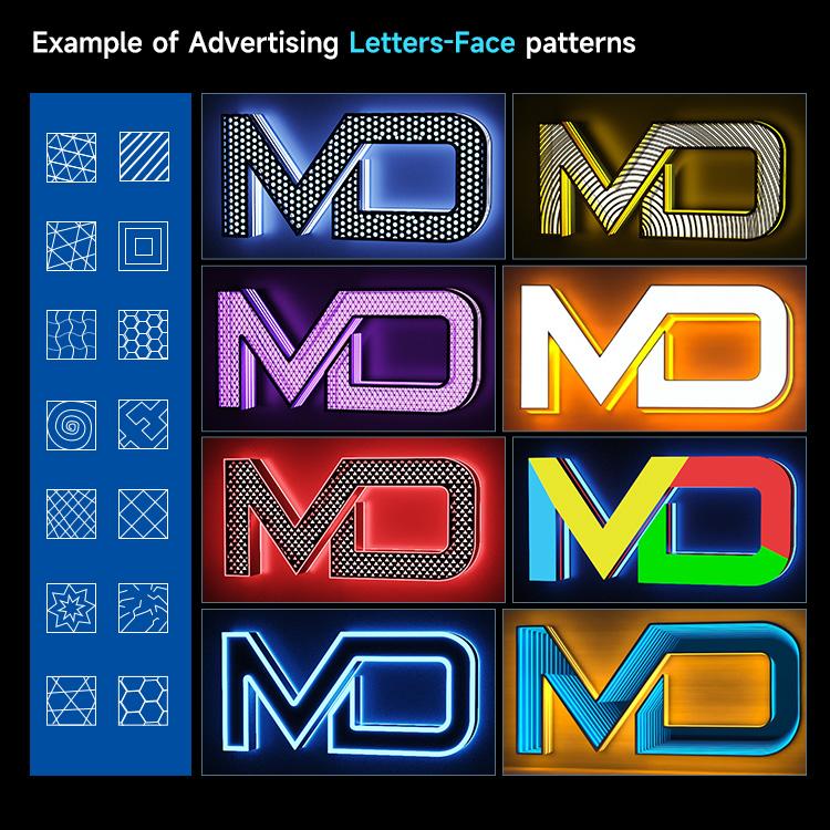 Mingda AD-F4 Pro 3d Channel Letter Printer Fast Precise & Profitable Signage Printing