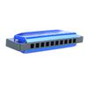 Harmonica 10 Hole 20 Tune C Key Professional Standard Mouth Organ with Case for Kid Beginner Blue