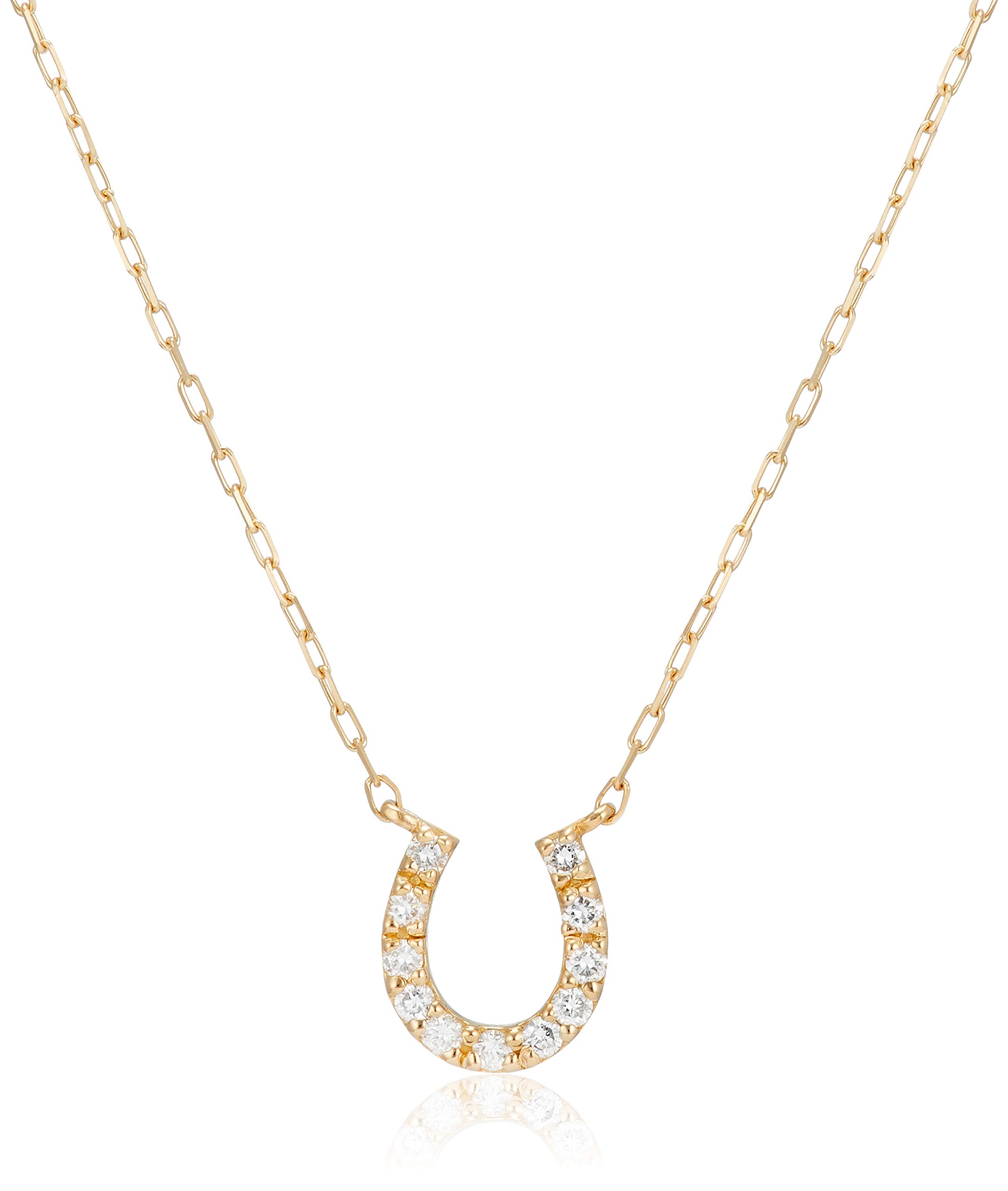 

K18 Yellow Gold Necklace [Yondo Sea] 4℃ 11172-112-3006-00-00 Women s