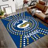 Custom Football Mat Personalized Name, Polyester Washable Indoor Entryway Rug, Gift for Christmas, Easter, Thanksgiving Day