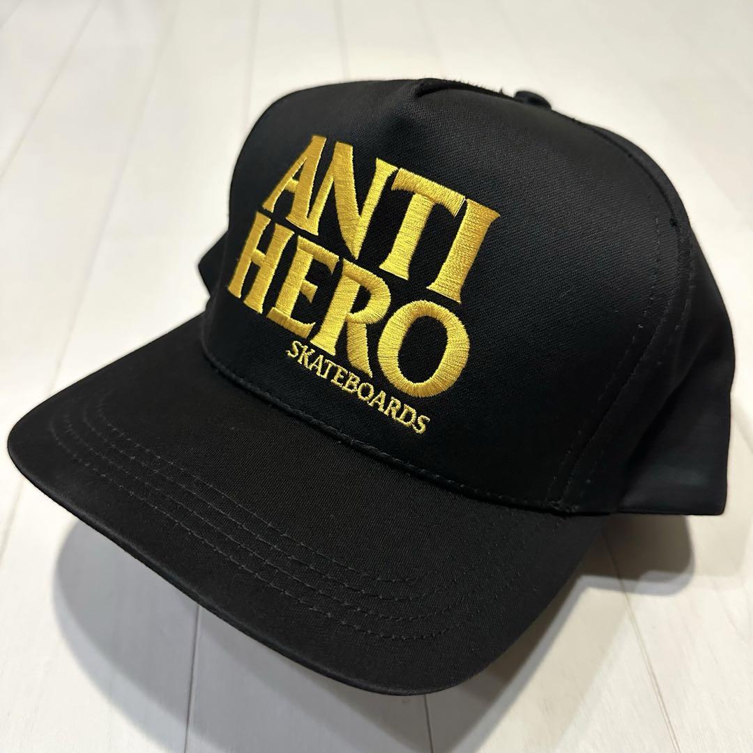 

[USED] Vintage 90s ANTI HERO trucker cap, black, made in the USA