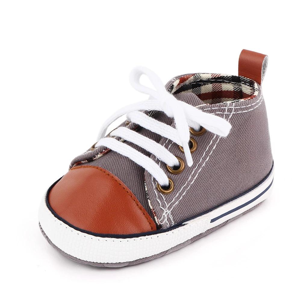Sneakers classiche in tela per bambini Stampa per neonati Star Sports Neonati maschi Scarpe per primi camminatori Scarpe da bambino antiscivolo per neonati