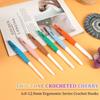 3/6Pcs Silicone Handle Crochet Hooks Set 6.0-12.0mm Non-Slip Knitting Tools Ergonomic Yarn Knitting Knitting Needle