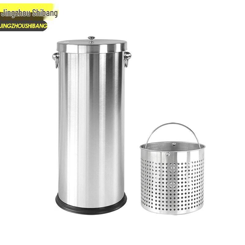 Large Stainless Steel Tea Waste Bin
