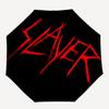 1Pz Ombrello Automatico Slayer HeavyMetal 8 Stecche Portatile Pieghevole Telaio in Ferro Nero per Esterno, Spiaggia, Viaggio, Ombrello da Spiaggia 0905173