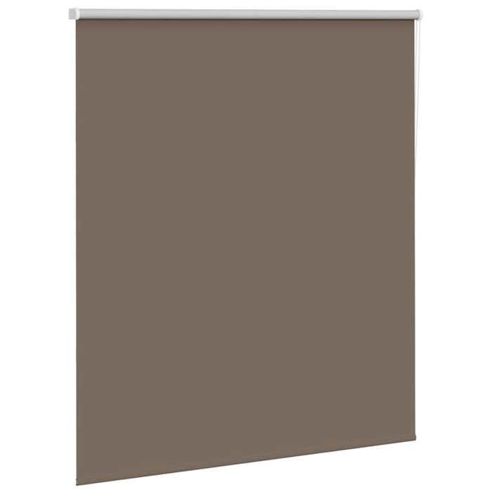 VidaXL Blackout Roller Blind Coffee 125x130cm Fabric Width, Day and Night Blind, Kitchen Blind, Blind 4010977