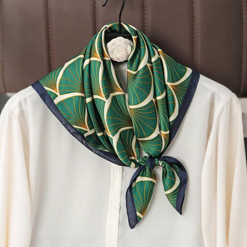 

1 шт. Роскошный брендовый дизайн хиджаба Шаль-накидка с принтом Квадратный шарф Женский Женский Для волос Руки Запястья Фуляр Повязка на голову Новая Бандана