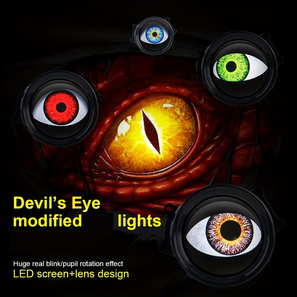 Dynamic Devil Eyes 3 Inch LED Lights 33 Models 12-36V Eyes Retrofit Kits for Car Motorcycle Accessories