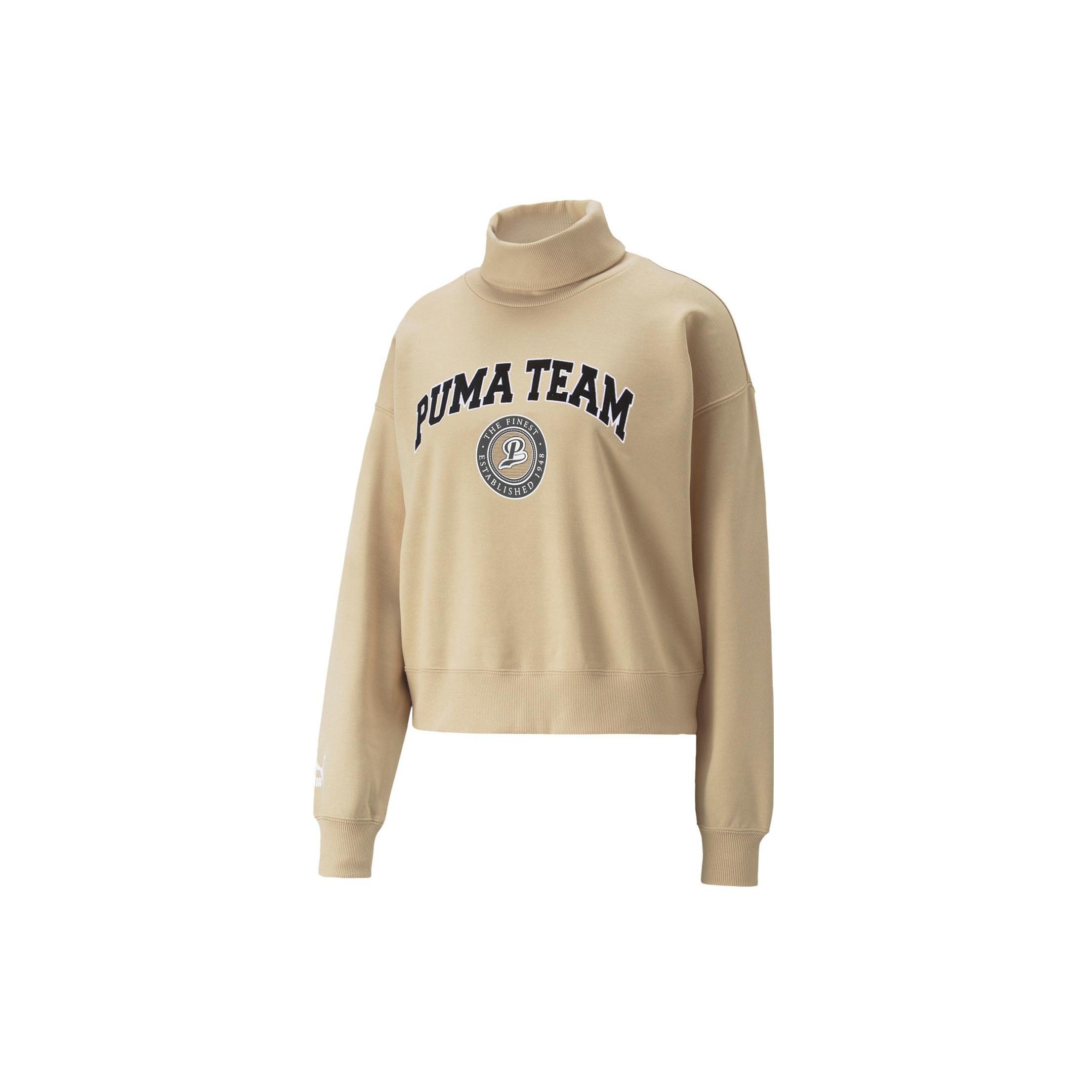 (WMNS) PUMA Team Hoodie Beige Women s 539271-67 L