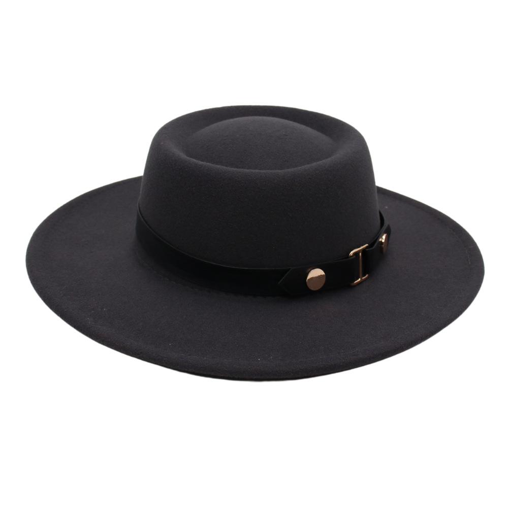 Nyugati Cowboy Kalap Szélvédő Kötél Jazz Kalap Velúr Vintage Felsőkallap Filc Kalap Gyapjú Kalap Férfiaknak és Nőknek