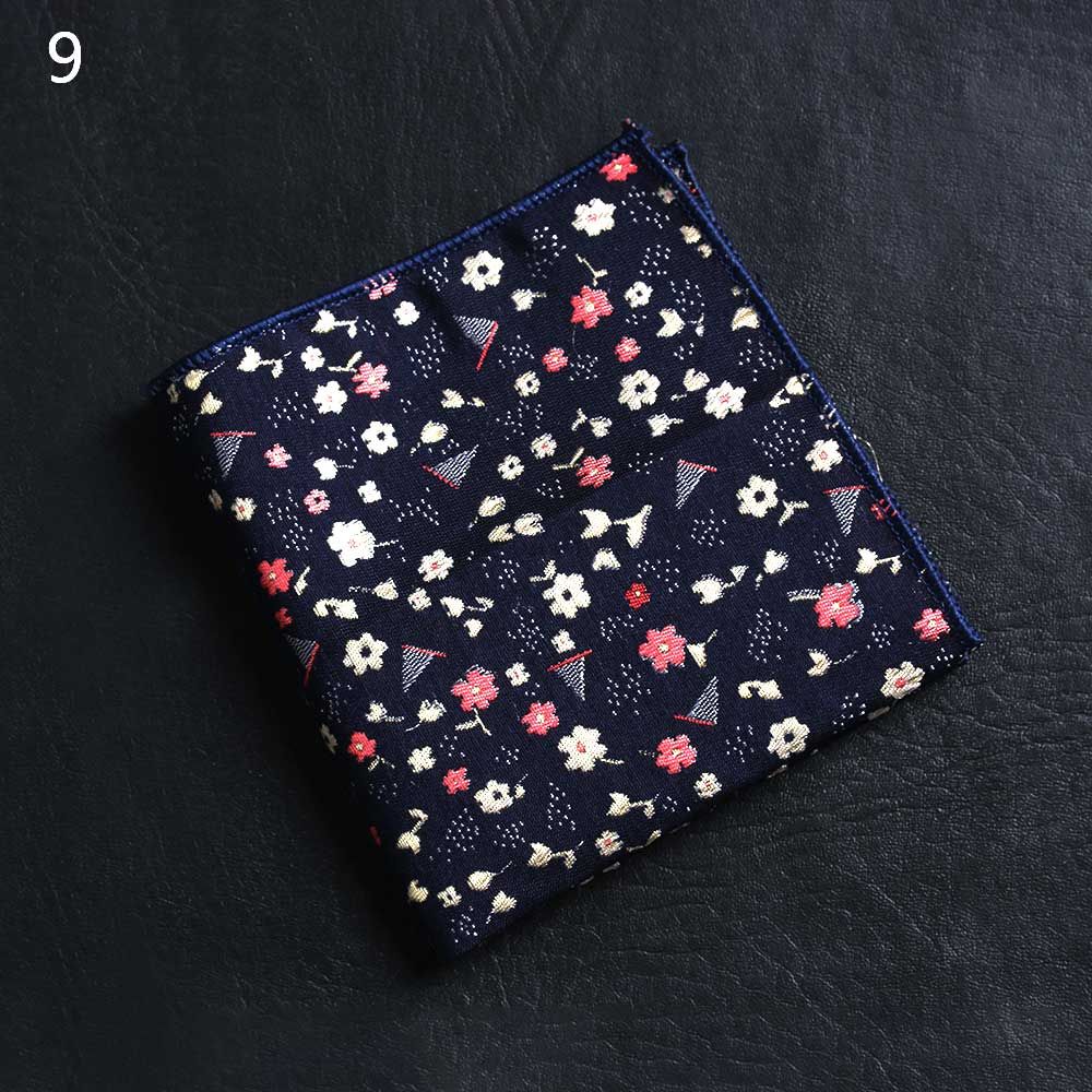 Fashion Paisley Pocket square embroidery Hankies Chest Towel Men handkerchief