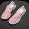 Women's Plus Size Cartoon Flats, Round Toe, Low-Cut, Size 43, Flat Heel - Casual Shoes In Stock
