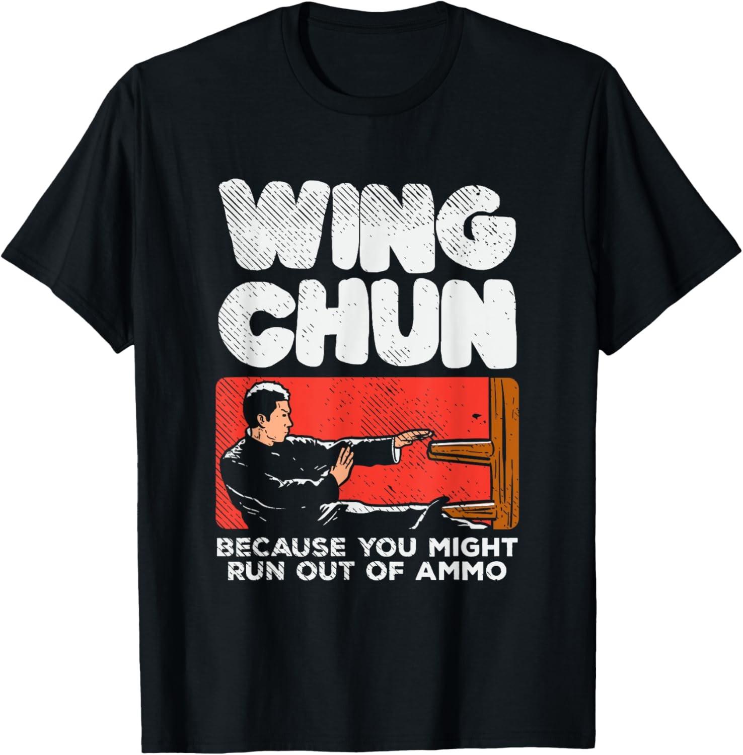 Wing Chun Fighter Chinese Martial Arts Funny Quote Saying T-Shirt S разноцветный