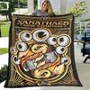 Dungeons Pattern Blanket Flannel Blanket Super Soft Fleece Throw Blankets Lightweight Warm Blanket for Bedroom Couch Sofa