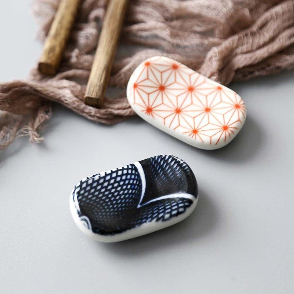 Household Bracket Underglaze Colored Ceramics Chopsticks Stand Portable Chopstick Holder