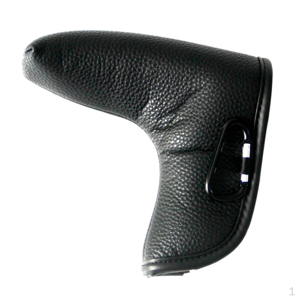Durable Golf Club Head Cover Putters Headcover Accessories Black 2