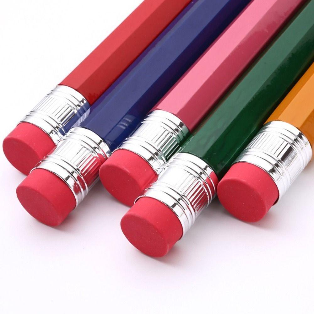 18/34/39CM Big Pencil Wooden Large Wood Pencil Fun Gift Stationery Pencil  School Office