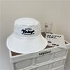 Style Hat Versatile Letter Embroidery Womens Sunshade Hatscaps Fisherman