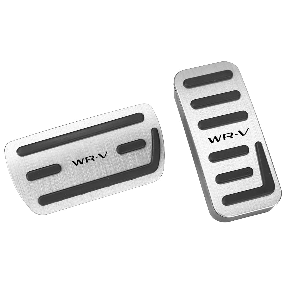 

XIKER Honda WR-V Dedicated Aluminum Pedal Cover, Easy Installation, Brake, No Drilling Required, Genuine срібний