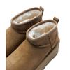 UGG Klassische Ultra Mini Plateaustiefel Kastanie Damen Sneaker Braun 1135092-CHE
