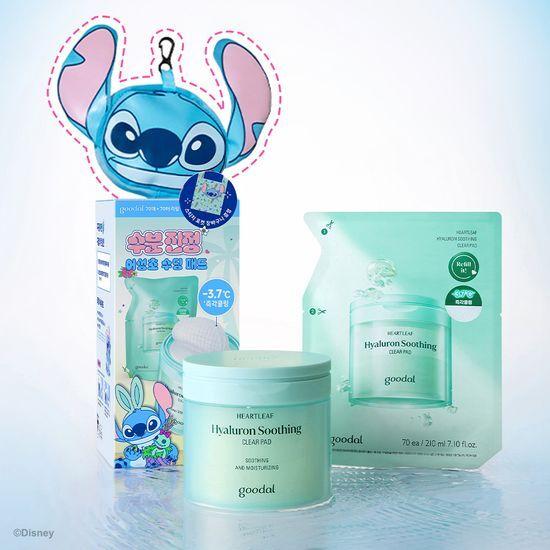 Goodal Hyaluronic Acid Soothing Clear Pads 70 Sheets (+70 Sheets Refill + Shopping Cart)