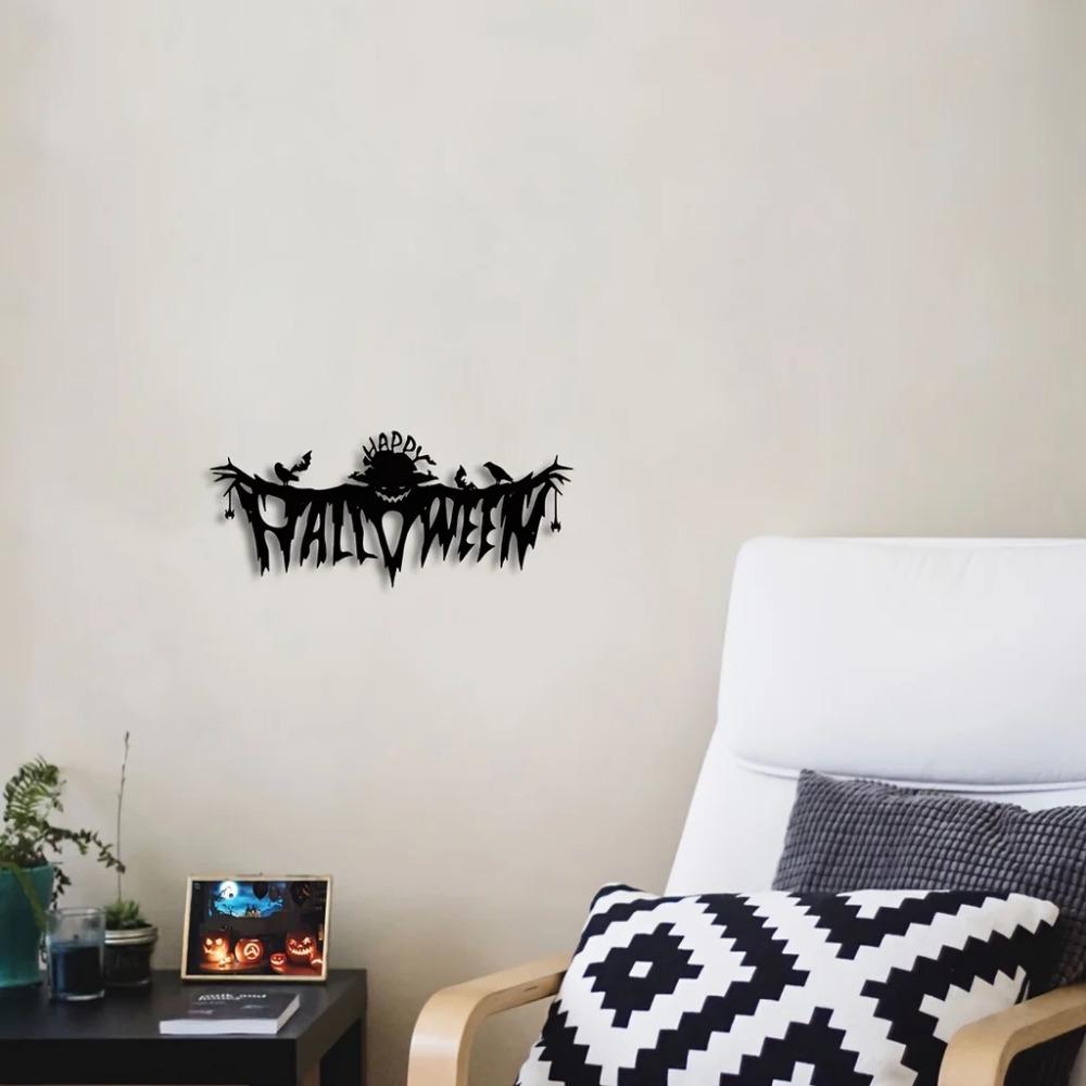 1 шт. Декор на тему Хэллоуина - жуткое настенное искусство для гостиной в помещении — фото 5