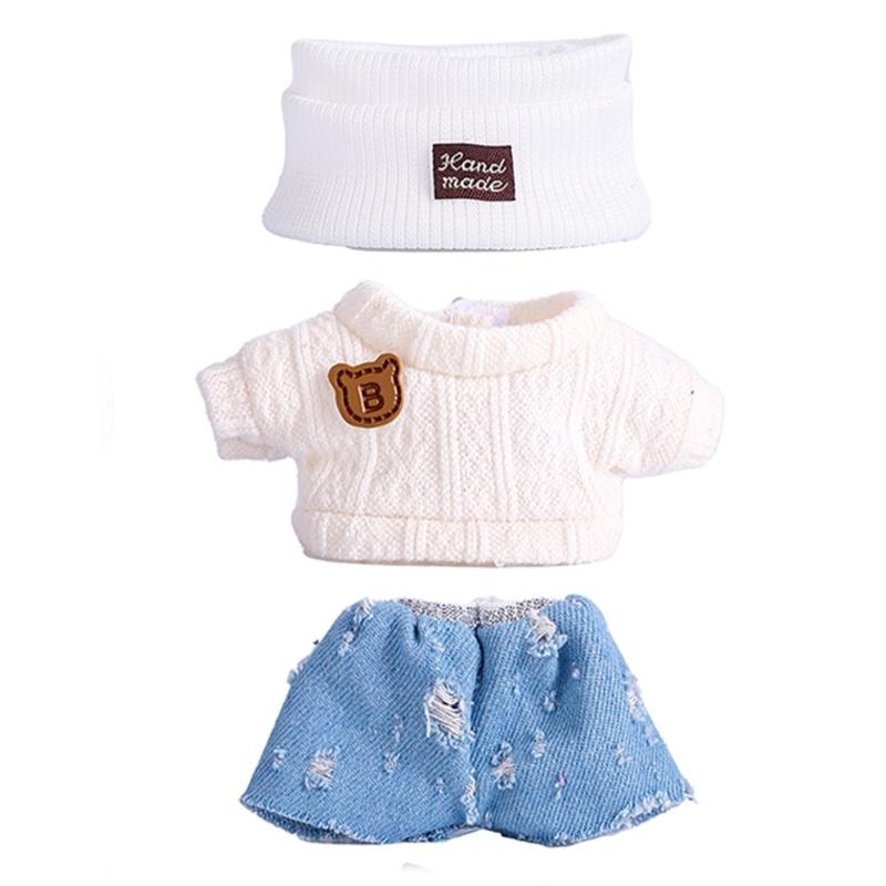 Fashion Doll Clothing Set For Anime Figure Doll 17cm Standing Doll Display Children Interactive DressingUp Doll Clothes