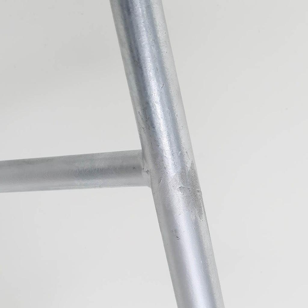 Dulton Galvanized Garden Edge Fence S A sturdy fence that stands out against your exterior structure Barricade Building material Garden Garage Height