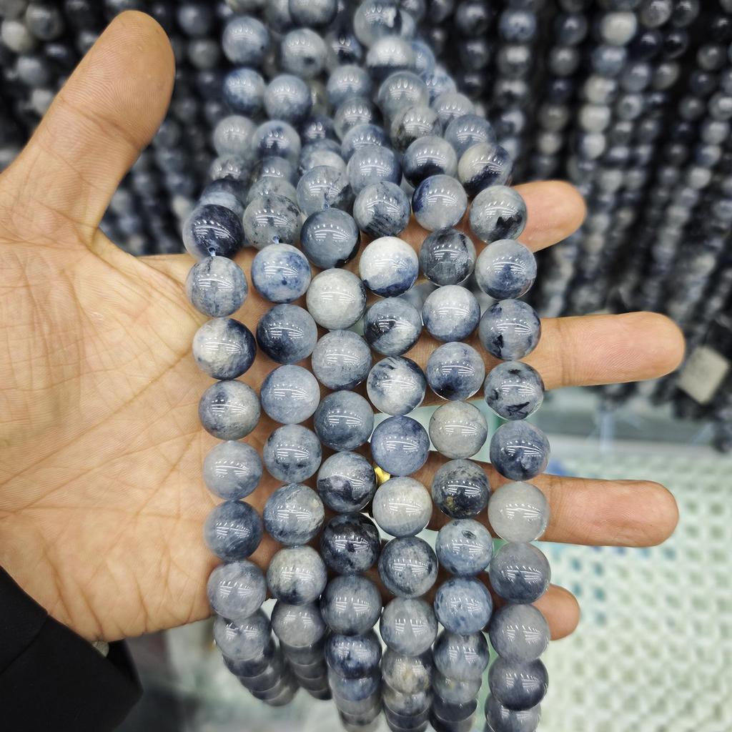 Blue Series Aquamarine & Blue Lace Agate Natural Stone Beads for DIY Jewelry