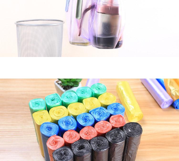 5 rolí 1 balení 100 ks Jednorázový sáček na odpadky pro domácnost Kuchyně Úložné sáčky na odpadky Čištění sáček na odpad Plastový sáček