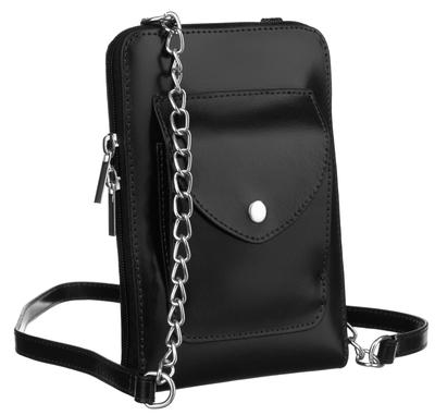 Leather Bag 4822-SB-4677 Black