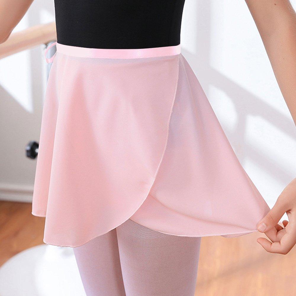 Ballet Leotard Chiffon Dance Wrap Sleeve Mesh Dance Practice Ballet Ballet Supplies for Adults Ballet Practice Stage Yoga & Skirt, Skirt, 7-Length
